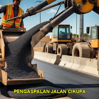 pengaspalan jalan Cikupa